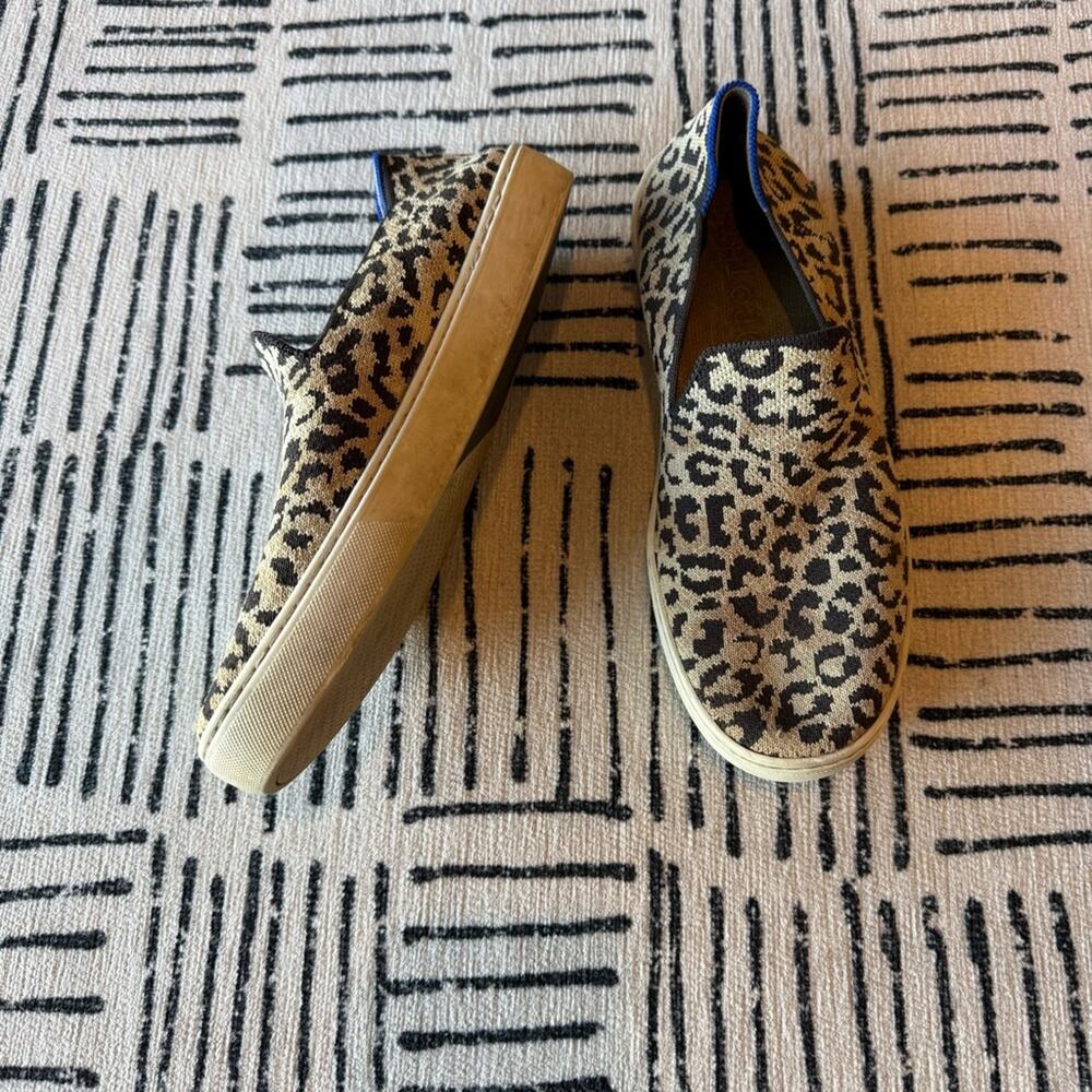Rothy’s Slip On Sneaker Cheetah Leopard Print Size 9.5